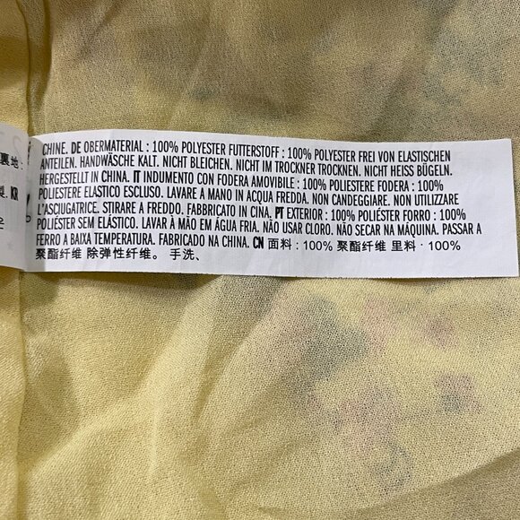 2.7 AUGUST APPAREL Endless Rose Tunic/Mini Ruffle Dress - Yellow Multi - M/L - Picture 9 of 10